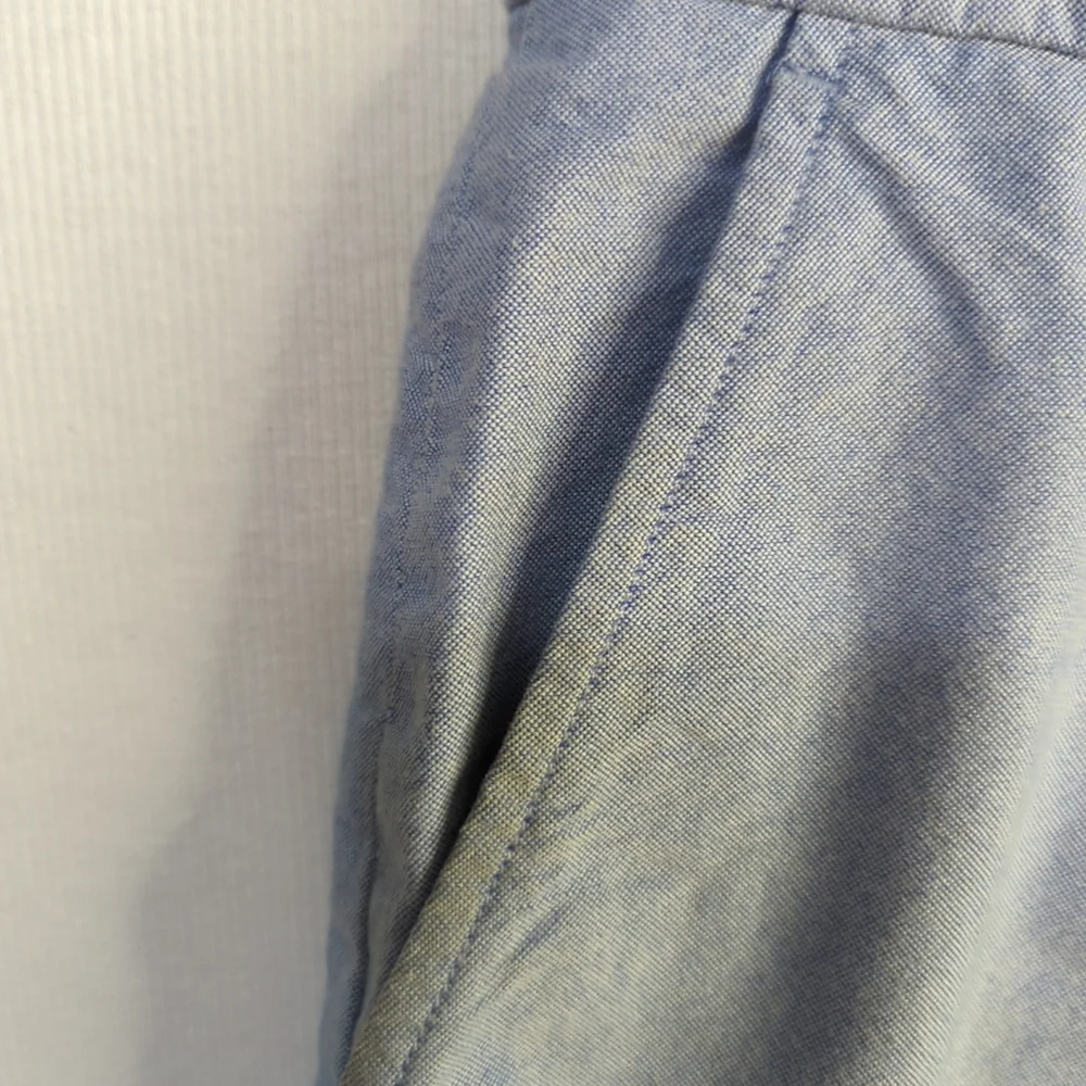 Polo Ralph Lauren Mens size 30 Flat Front Cotton‎ Light Blue Chino Shorts 560